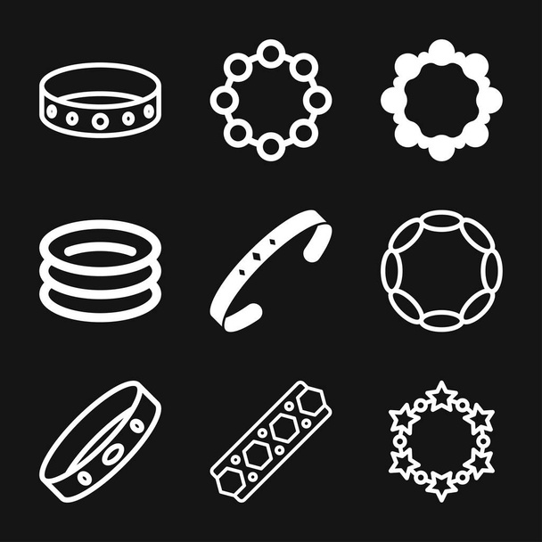 Bracelet icon. Jewelry Icon. Premium quality graphic design. - Vector, Image
