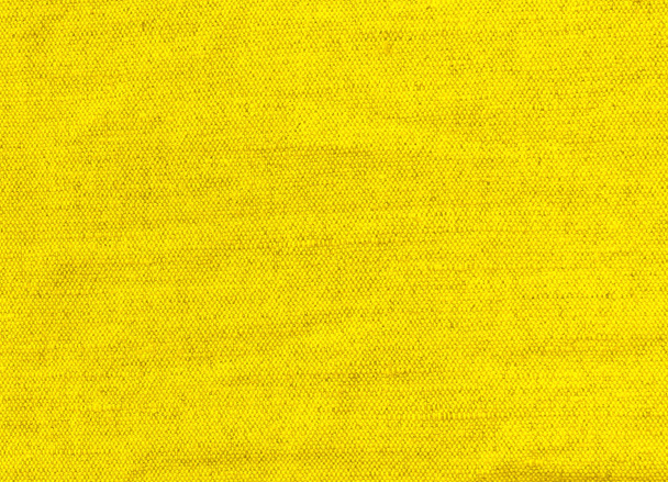 texturované pozadí žlutého přírodního textilu    - Fotografie, Obrázek