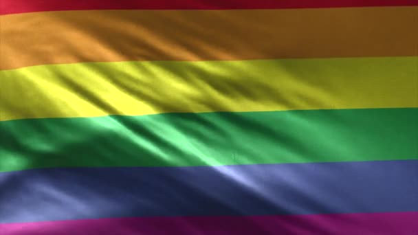Orgullo LGBT Bandera Loop Realista 3D
  - Imágenes, Vídeo