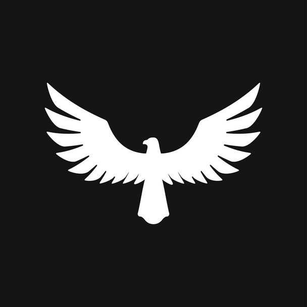 Eagle icon. Logo design vector template, flat icon. - Vektori, kuva