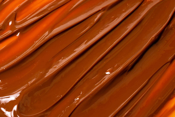Sweet caramel pattern, top view.  - Photo, Image