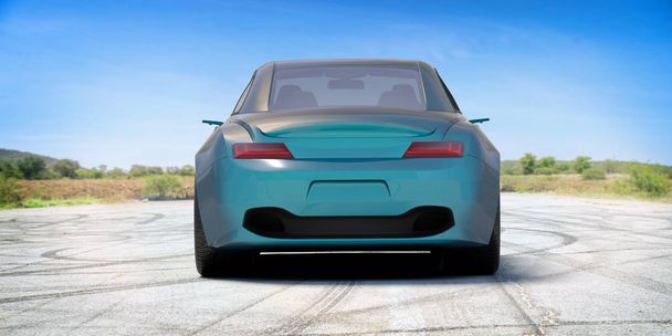 3D рендеринг універсального концептуального автомобіля без бренду
  - Фото, зображення