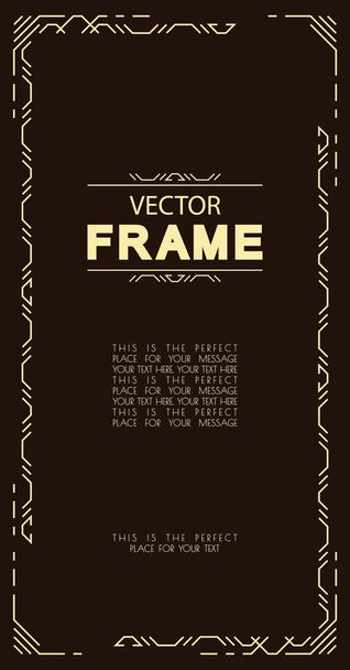 vector frame template line style - Διάνυσμα, εικόνα