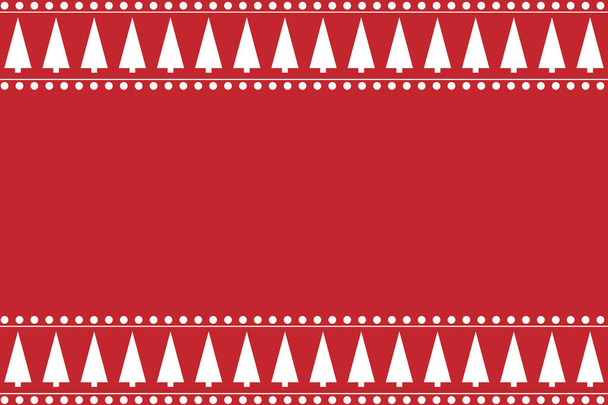rot nahtlos mit Winter-Design Weihnachtsbaum Textur in traditionellen - Vektor, Bild