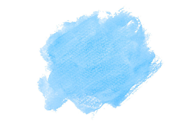 γαλάζιο του ουρανού, γαλάζιο χρώμα του νερού χειροποίητη υφή με πινέλο st - Φωτογραφία, εικόνα