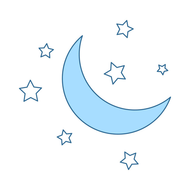 Night Icon - Vector, Image