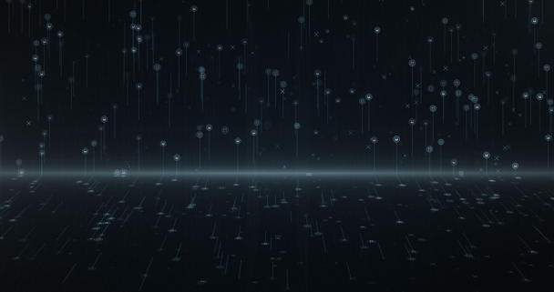 digital line particles background 4 - Footage, Video