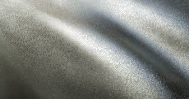 Video of silver cloth background - Footage, Video
