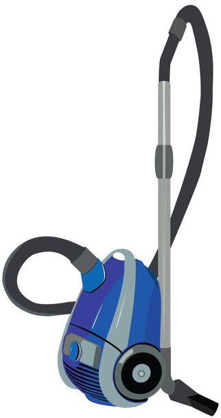 home accessory electric vacuum cleaner - Vector, Image