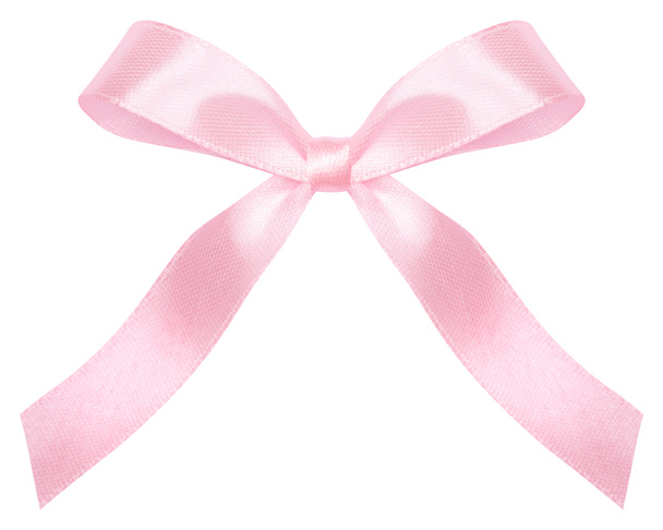 Arc cadeau rose isolé sur fond blanc
 - Photo, image