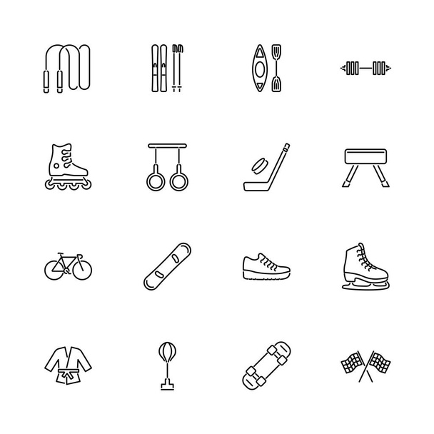 Sports - Flat Vector Icons - Vector, Image