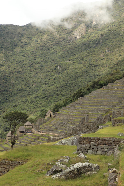 Machu picchu de verborgen stad van de inca in de andes - Foto, afbeelding