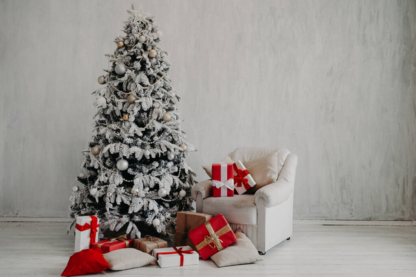 Karácsonyfa dekoráció ajándék új év téli ünnepek - Fotó, kép
