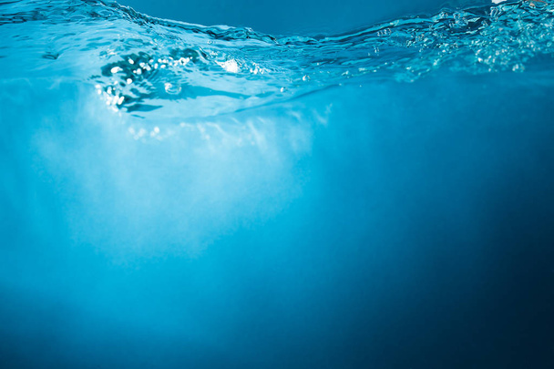 blue water background - Foto, Imagen