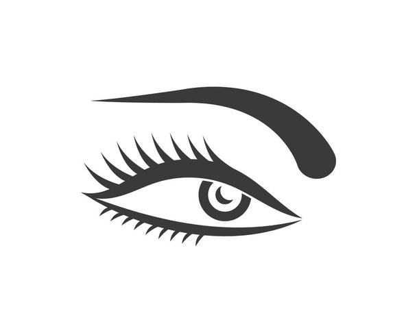 Icona dell'occhio Logo vettoriale Modello illustrazione
 - Vettoriali, immagini