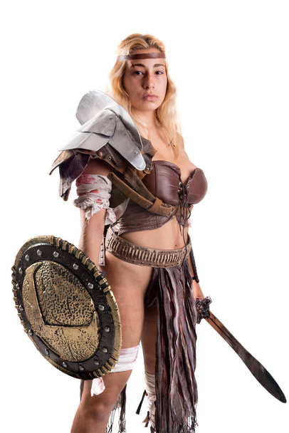 woman gladiator/Ancient warrior - Foto, Bild