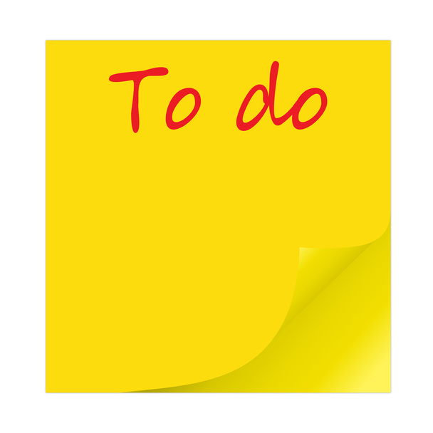 Sticky note - To do - Vector, Image