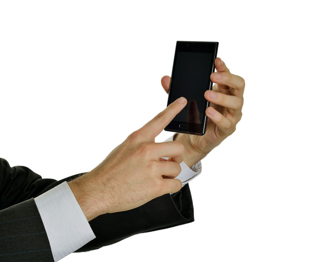 Teléfono celular ejecutivo y amigos inseparables
 - Foto, Imagen