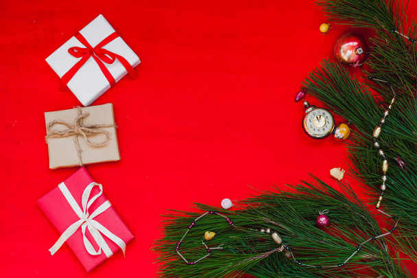 Kış Noel arka plan Christmas tree tatil hediye yılbaşı - Fotoğraf, Görsel