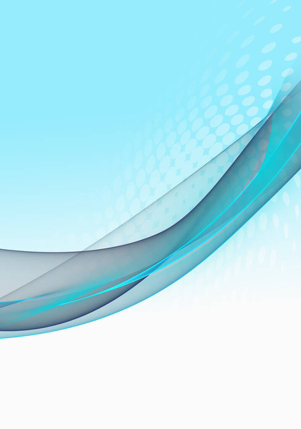Αφηρημένα κύματα υποβάθρου. Λευκό και μπλε αφηρημένο φόντο για ταπετσαρία ή επαγγελματική κάρτα - Φωτογραφία, εικόνα