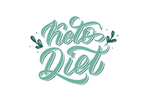 keto diet logo - Vector, Imagen