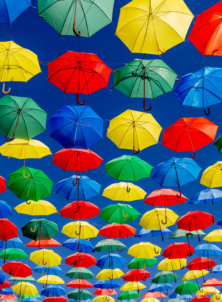 Πολύχρωμες ομπρέλες - Φωτογραφία, εικόνα
