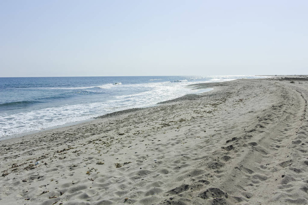 Słynna plaża na Przylądku Possidi, Półwysep Kassandra, Chalkidiki, G - Zdjęcie, obraz