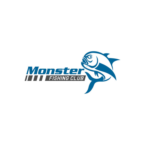 Modèle de conception de logo de club d'équipe de pêche Illustration vectorielle d'entreprise
 - Vecteur, image