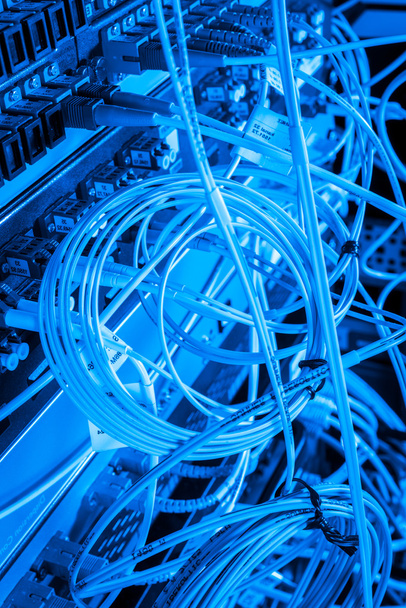 fiber network server - Photo, Image