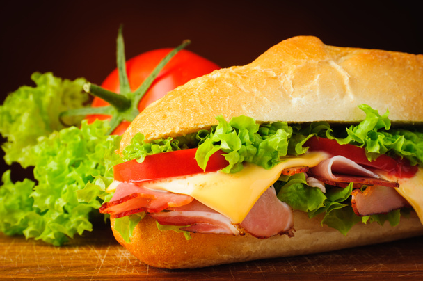 sendvič closeup detail - Fotografie, Obrázek