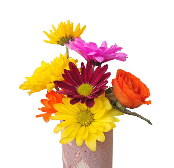 Vazoda çiçek karışımı - Fotoğraf, Görsel