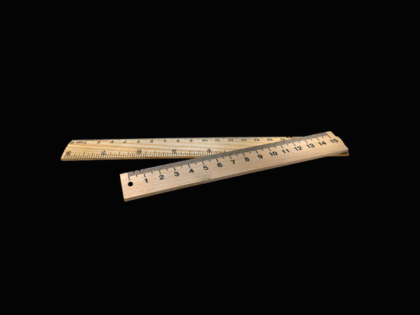 measuring ruler isolated on white background - Photo, Image