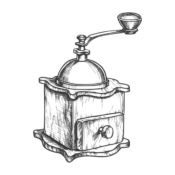 Монохромный вектор кофейни
 - Вектор,изображение