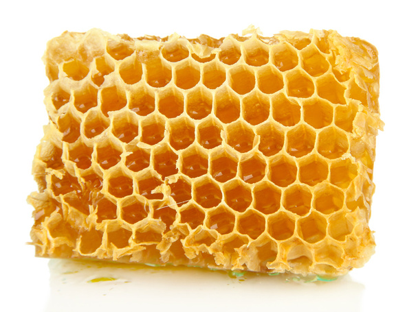 Sweet honeycomb isolated on white - Фото, зображення