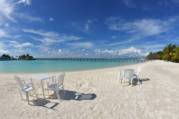 cadeiras de praia tropicais
 - Foto, Imagem