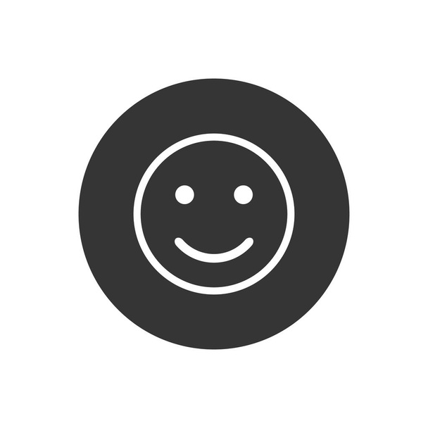 Icona della linea del sorriso, stile piatto dell'illustrazione vettoriale
 - Vettoriali, immagini