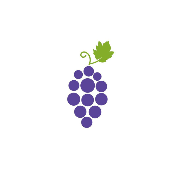 Ikona ilustracja winogrona projekt wektor - Wektor, obraz