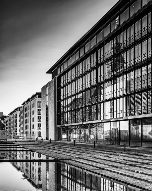 Copenhagen Skatteministeriet Building Mono Edytuj - Zdjęcie, obraz