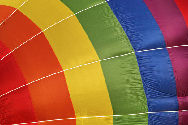 λεπτομέρεια από ένα αερόστατο ζεστού αέρα - Φωτογραφία, εικόνα