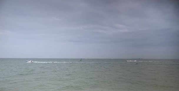 View of the Gulf of Siam  .Thailand - September 07, 2019 - Foto, Imagen