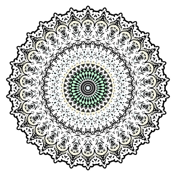 abstrakte bunte Kaleidoskop-Hintergründe. abstrakte ethnische Vektor-Tapete. bunte sich wiederholende Muster Mosaik - Vektor. Vektorillustration - Vektor, Bild