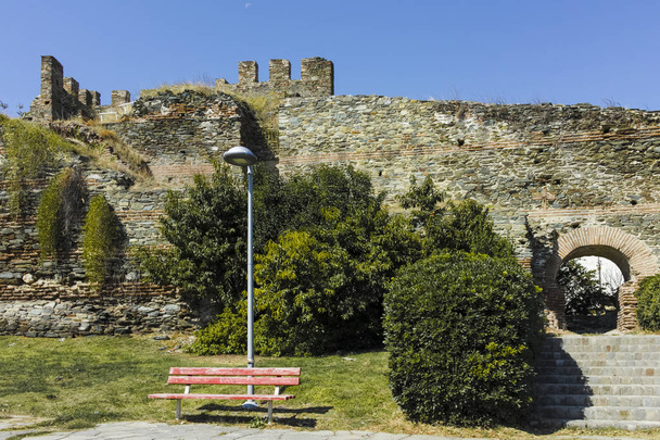 Ancient Fortification in city of Thessaloniki, Greece - Photo, Image