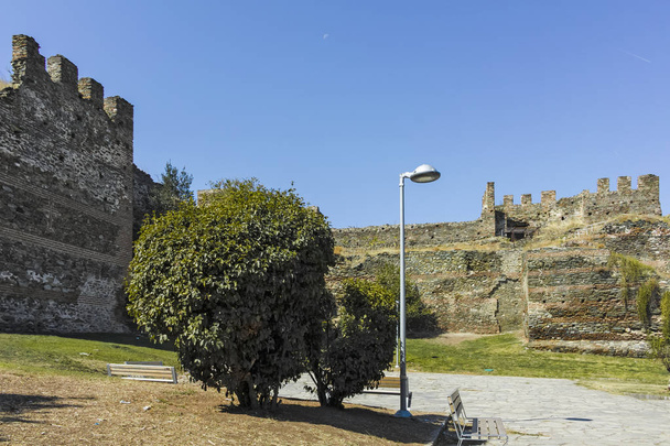 Ősi erődítmény Thesszaloniki városában, Görögországban - Fotó, kép