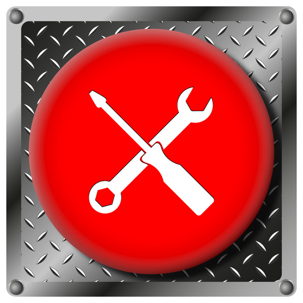 Tools metallic icon - Photo, Image