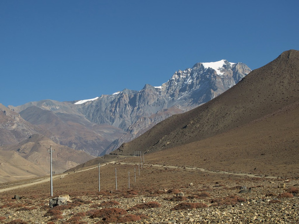 yakwakang, hoge berg in muktinath, nepal - Foto, afbeelding