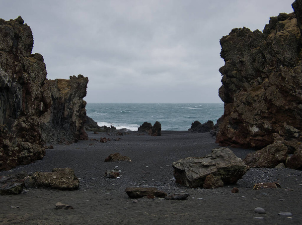 Baia sulla penisola di Snaefellsness in Islanda
 - Foto, immagini