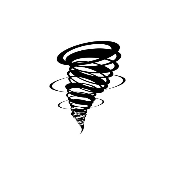 Tornado sembolü vektör illüstrasyon - Vektör, Görsel
