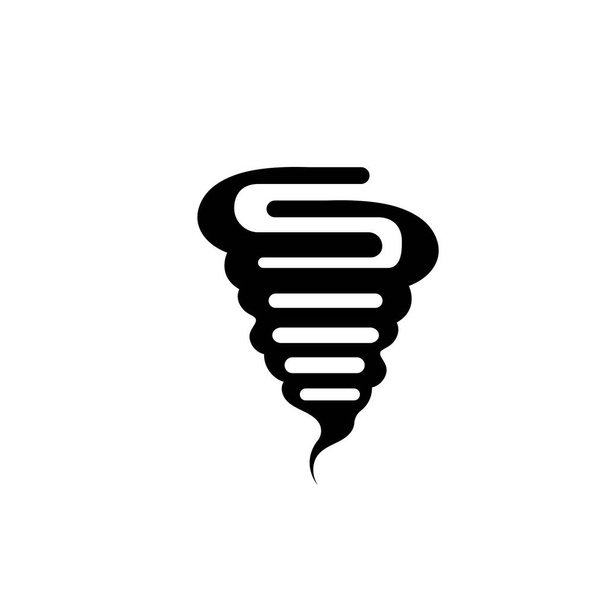 Tornado ilustracja symbol wektor - Wektor, obraz