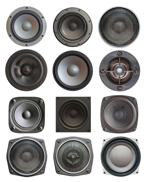 sound speakers isolated - Photo, Image