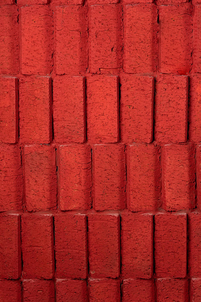 textura de pared de ladrillo rojo vertical
 - Foto, Imagen